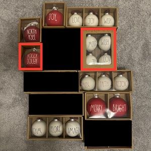 Rae Dunn Ornaments Bundle - Reserved